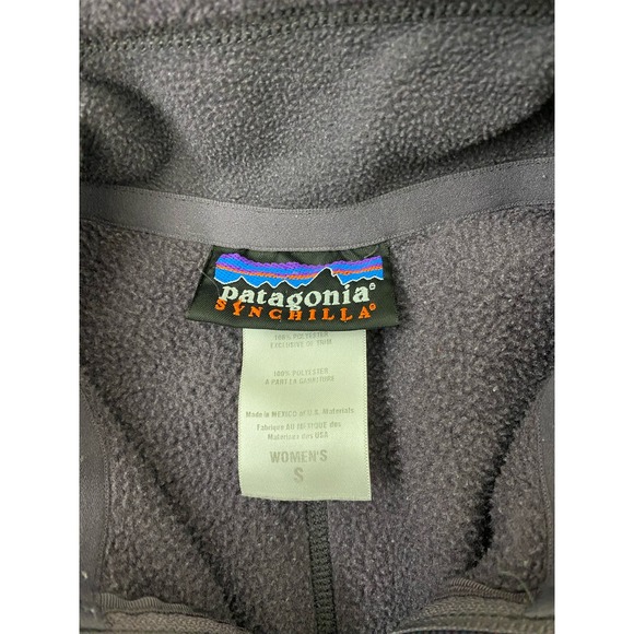 VTG Women Patagonia Synchilla 1/2 zip fleece pullover sweater, S - Picture 5 of 6